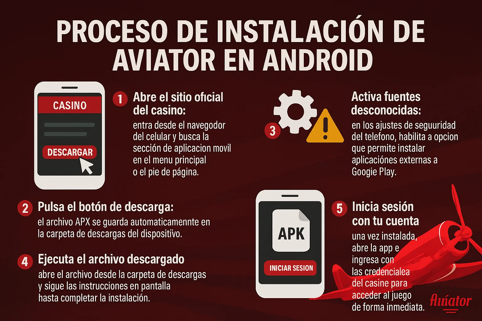 Proceso de Instalación de Aviator en Android